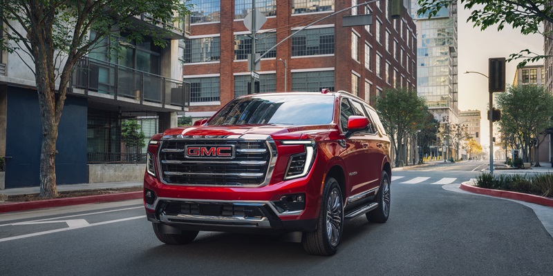 2026 GMC Yukon driving through Washington, NJ