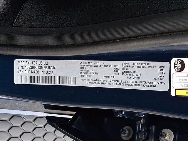 2021 RAM 1500 Laramie 4x4 Crew Cab 5'7" Box