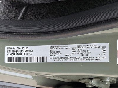 2026 RAM 1500 RHO 4x4 Crew Cab 5'7" Box