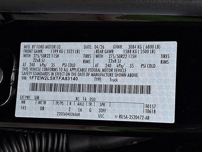 2026 Ford F-150 STX 4WD SuperCrew 5.5' Box