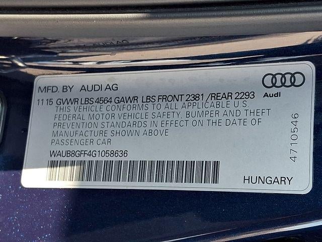 2016 Audi A3 quattro 2.0T Premium