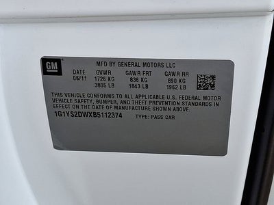 2011 Chevrolet Corvette Grand Sport Z16 Grand Sport w/3LT