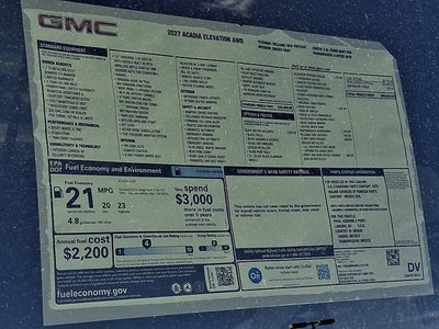 2027 GMC Acadia Elevation