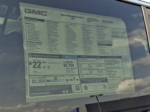 2026 GMC Acadia Denali Ultimate