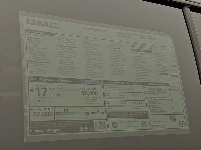 2026 GMC Yukon AT4