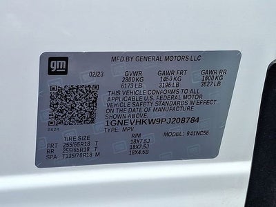 2023 Chevrolet Traverse LT Leather