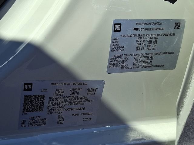 2026 GMC Sierra 2500 HD AT4X