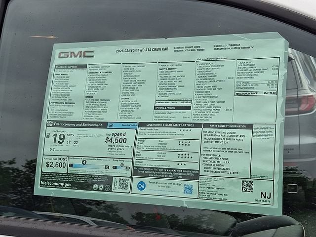 2026 GMC Canyon AT4