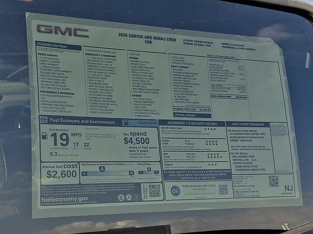 2026 GMC Canyon Denali