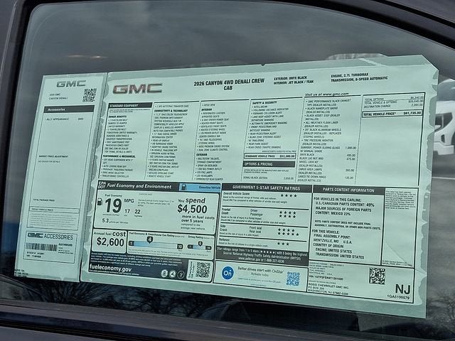 2026 GMC Canyon Denali