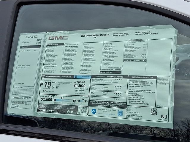 2026 GMC Canyon Denali