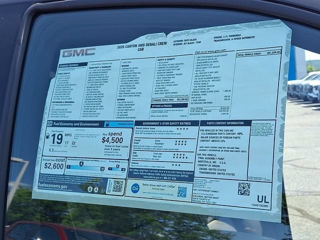 2026 GMC Canyon Denali