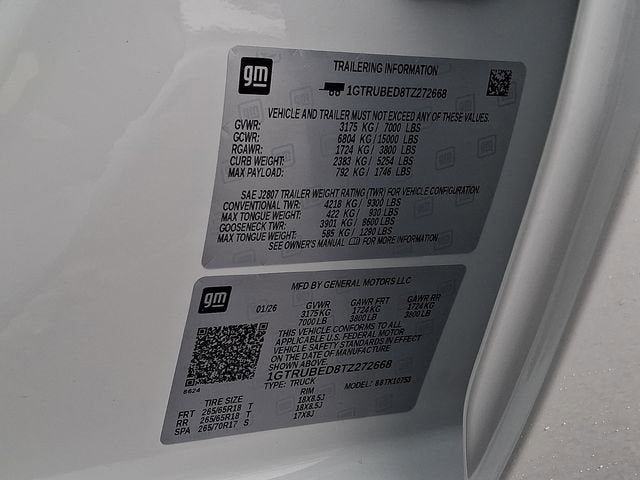 2026 GMC Sierra 1500 SLE