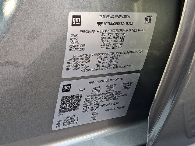 2026 GMC Sierra 1500 Elevation