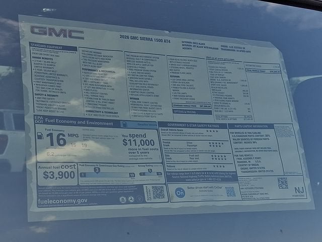 2026 GMC Sierra 1500 AT4