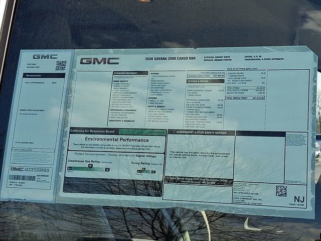 2026 GMC Savana Cargo Work Van