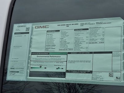 2026 GMC Savana Cargo Work Van