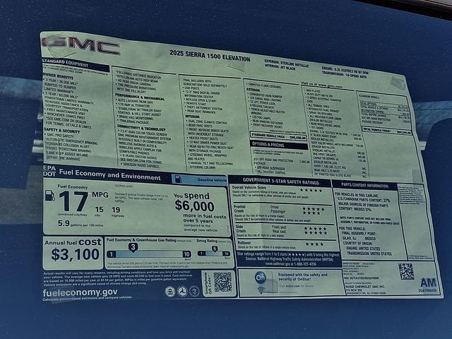 2025 GMC Sierra 1500 Elevation