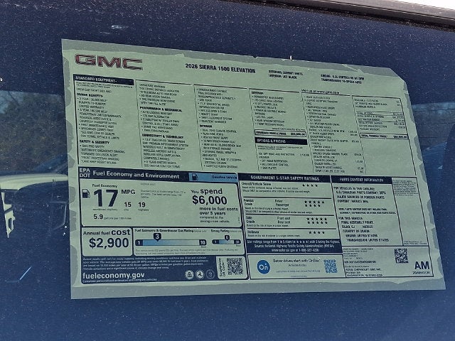 2026 GMC Sierra 1500 Elevation