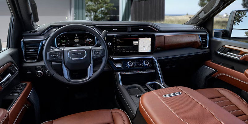 Driver view in 2026 GMC Sierra 2500HD