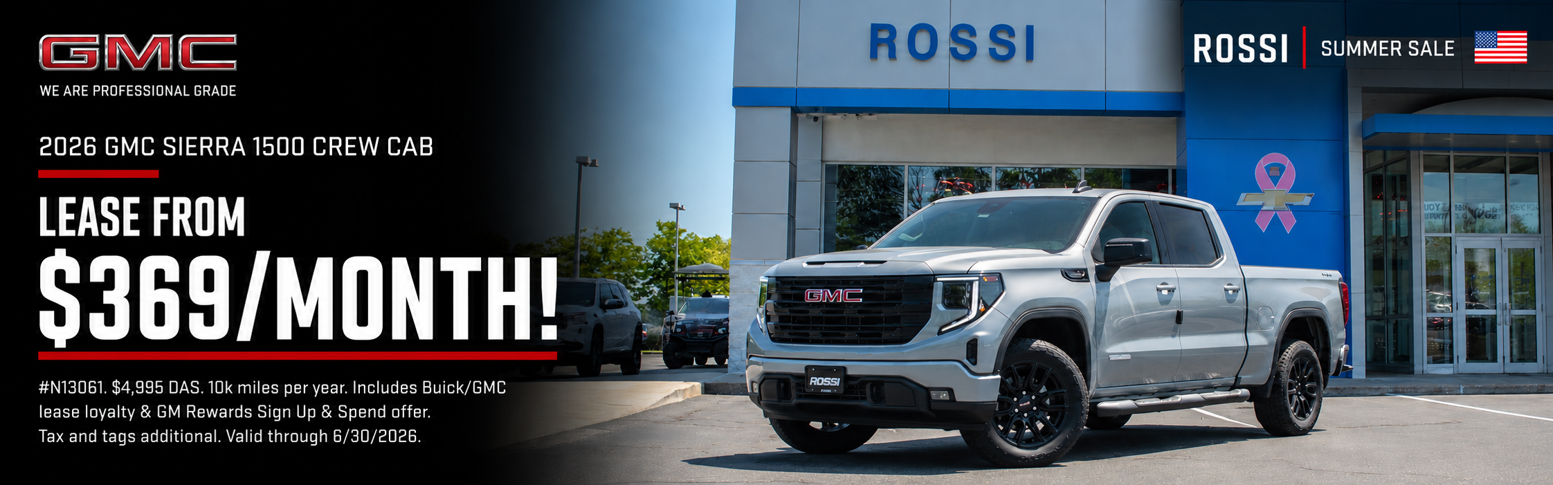 2026 GMC Sierra 1500 Lease Deal NJ | Rossi GMC