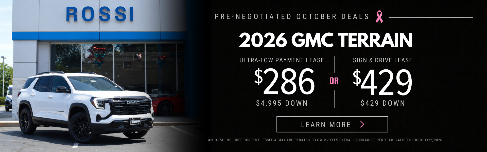 2026 GMC Terrain Lease Deal NJ | Rossi GMC Washington
