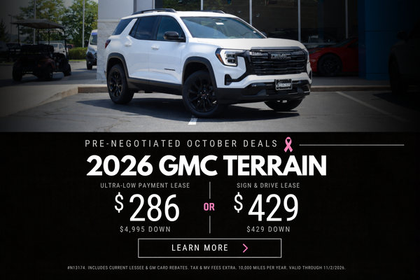 2026 GMC Terrain Lease Deal NJ | Rossi GMC Washington