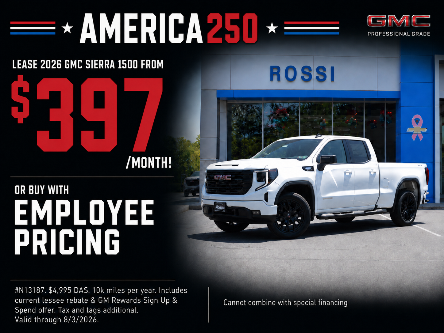2026 GMC Sierra 1500 Lease & Employee Pricing Deals NJ