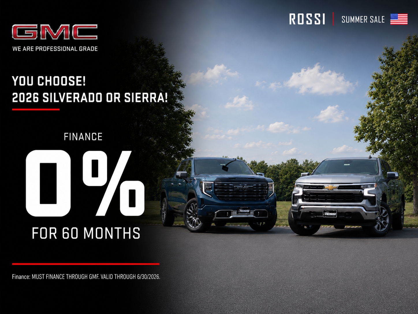 0% financing on 2026 GMC Sierra 1500 