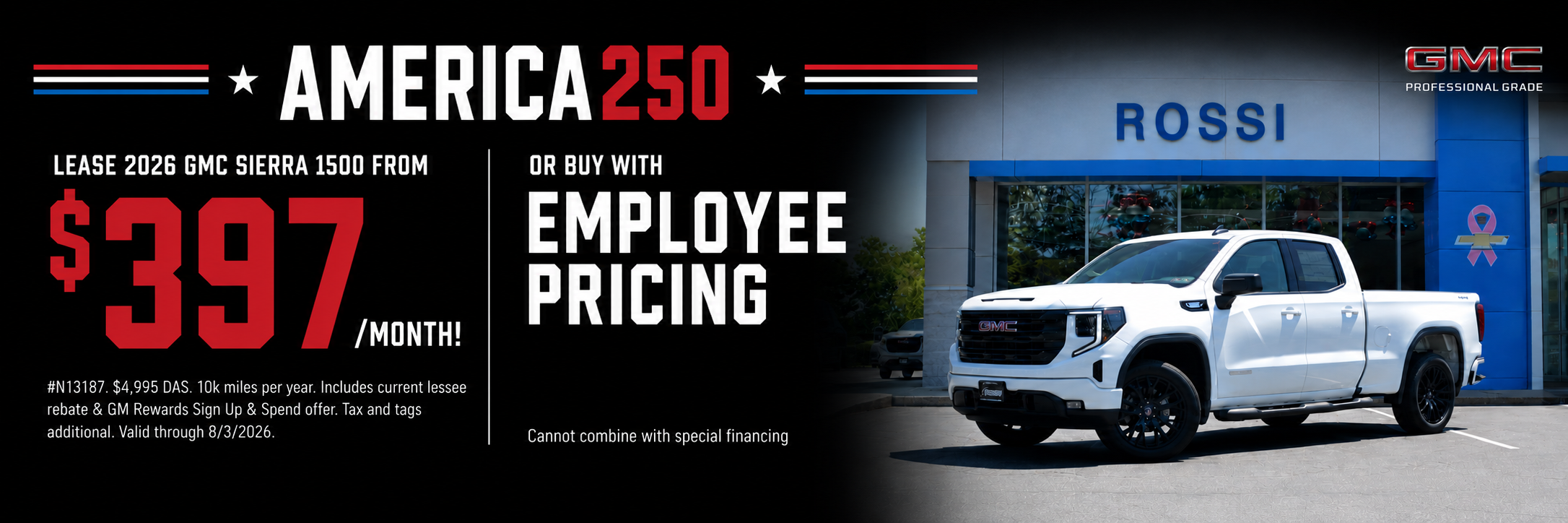 2026 GMC Sierra 1500 Lease & Employee Pricing Deals NJ