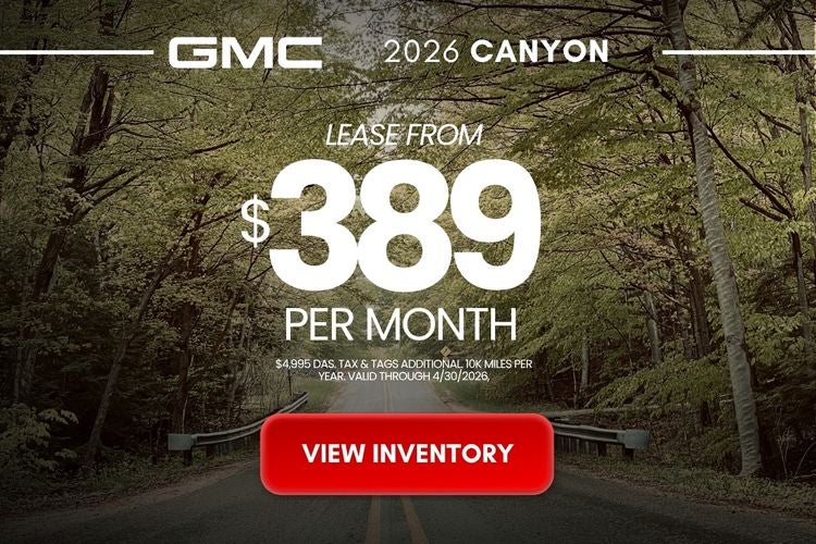 2026 GMC Canyon AT4 lease deal | Rossi GMC Washington, NJ