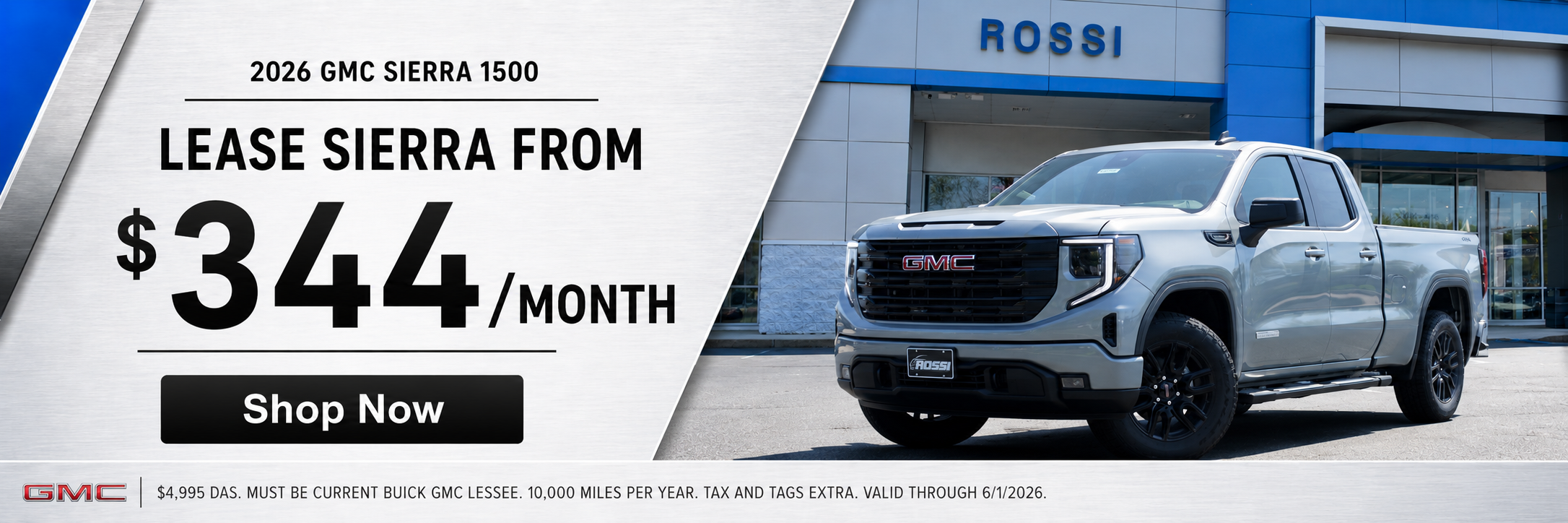2026 GMC Sierra 1500 Lease Deal NJ