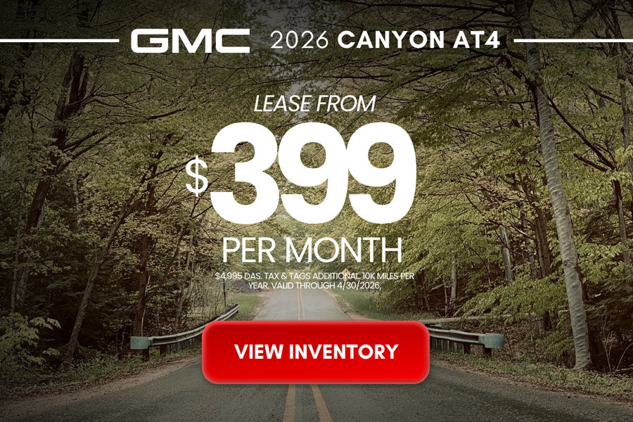 2026 GMC Canyon AT4 lease deal | Rossi GMC Washington, NJ