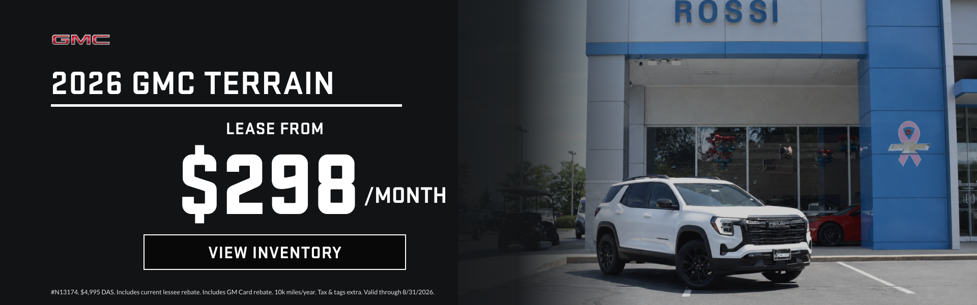 Lowest 2026 GMC Terrain Lease Deal NJ | Rossi GMC