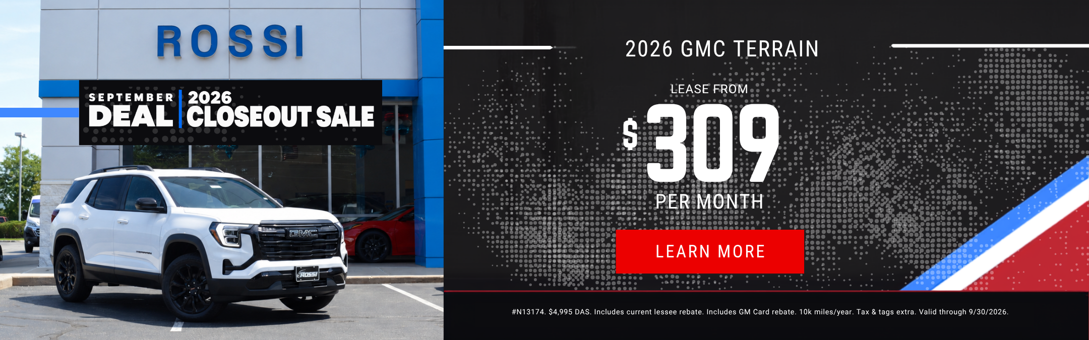 2026 GMC Terrain Lease Deal NJ | Rossi GMC