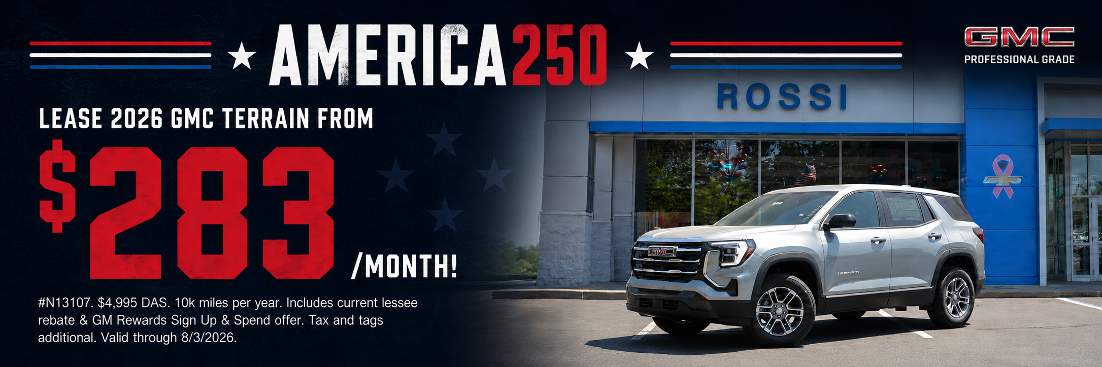 2026 GMC Terrain Lease & Finance Deals NJ | Rossi GMC